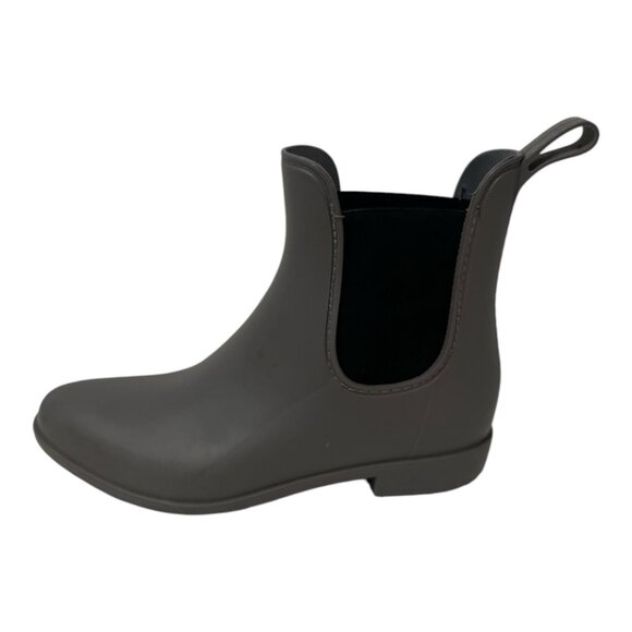 CAPELLI OF NY CHELSEA FLAT RAINBOOTS PULL-UP ANGLE BOOTIES GRAY SIZE 9 - Picture 9 of 11